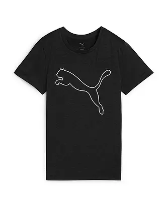 PUMA | Damen Fitnessshirt Essential Heather Logo | 